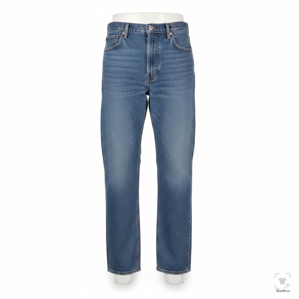 Levis 505 Jeans Mens 42x30 Blue Medium Wash Straight Denim Zip Fly Regular Fit
